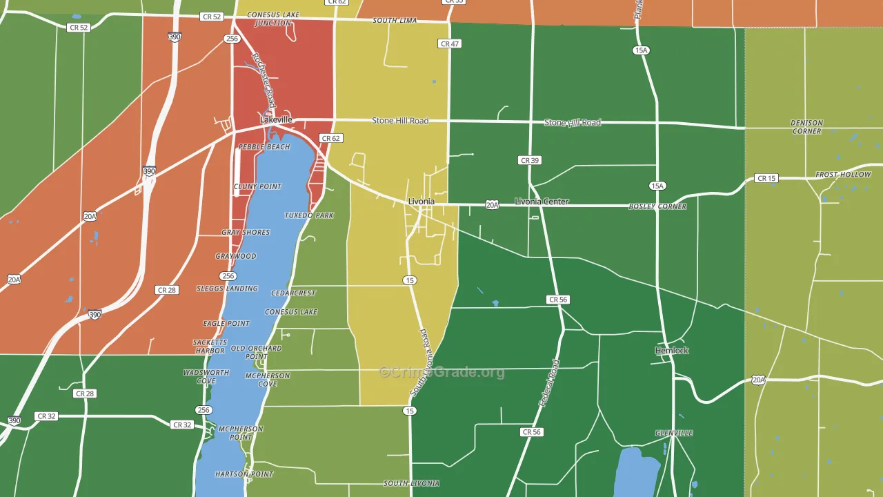 14487, NY Map of Theft Rates
