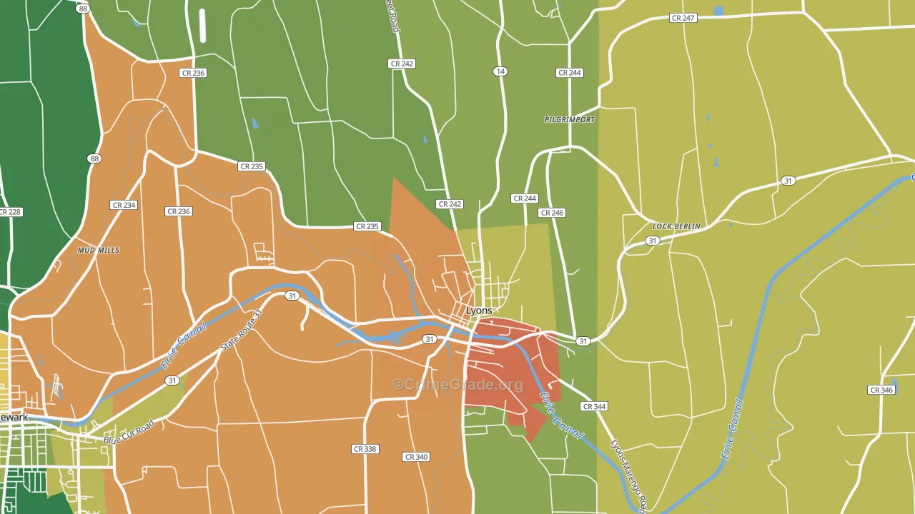 14489, NY Map of Theft Rates