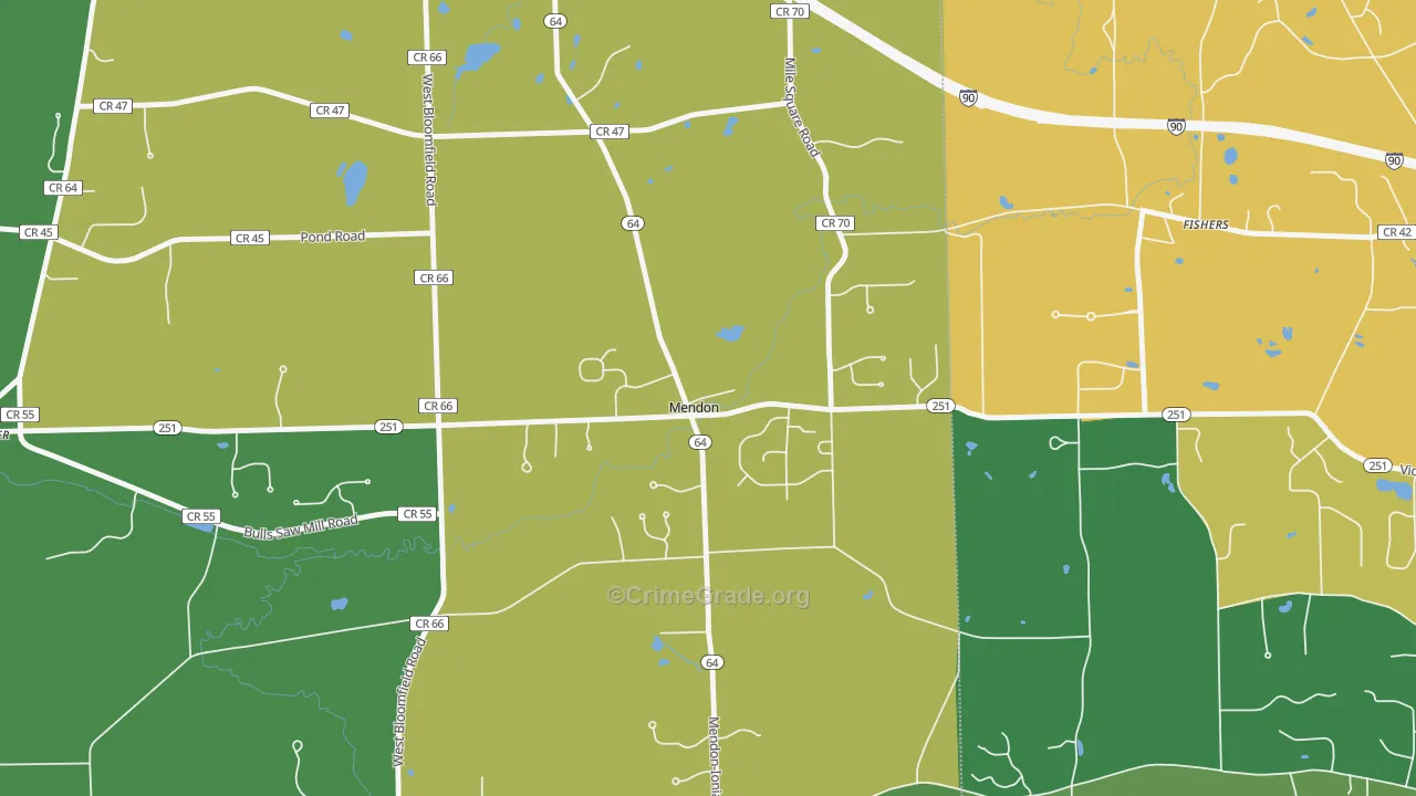 14506, NY Map of Theft Rates