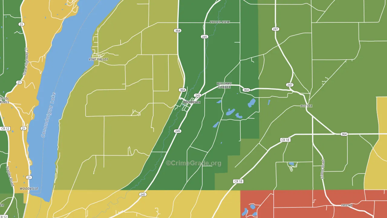 14507, NY Map of Theft Rates