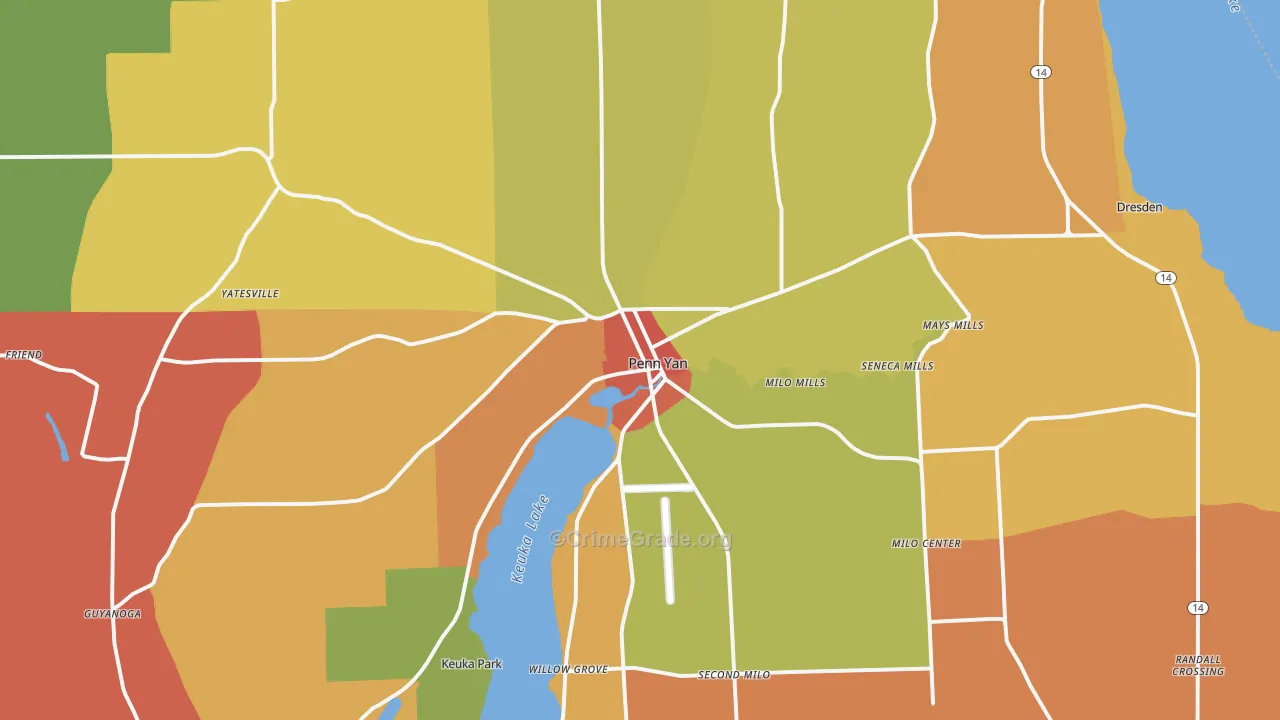 14527, NY Map of Theft Rates