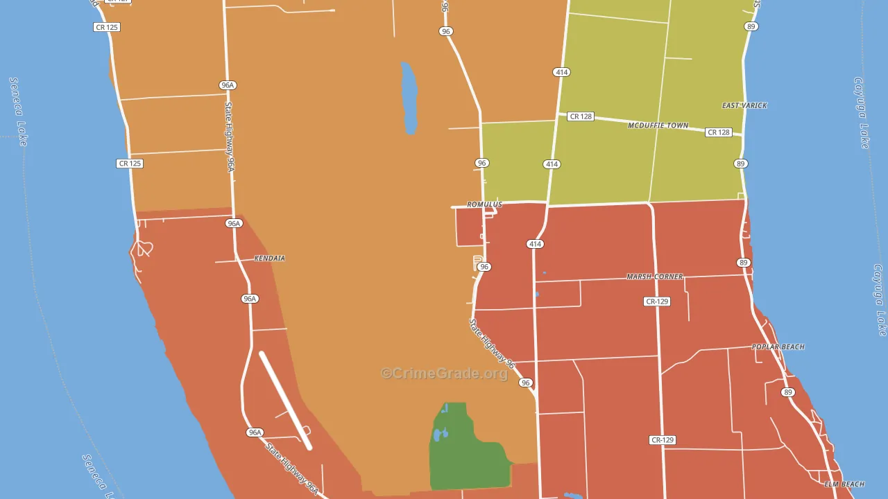 14541, NY Map of Theft Rates