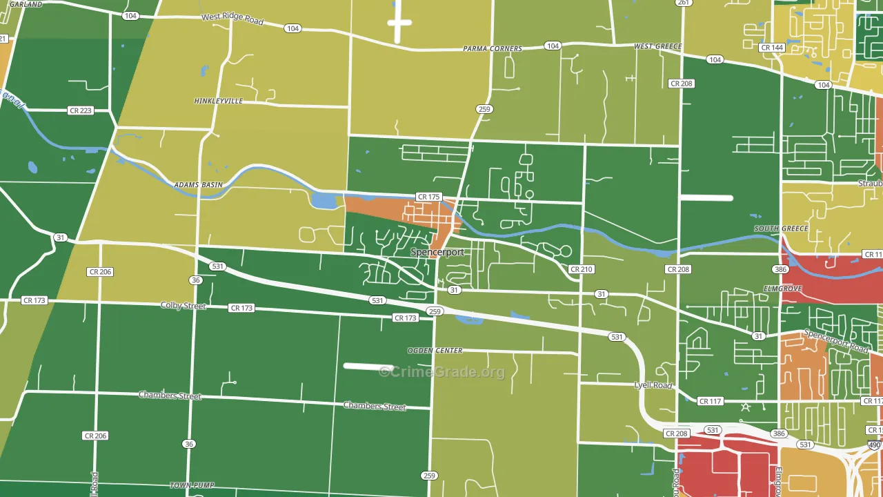 14559, NY Map of Theft Rates