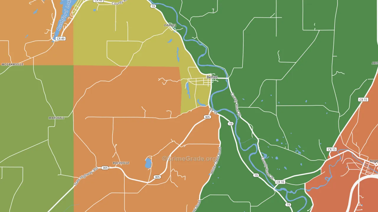 14711, NY Map of Theft Rates