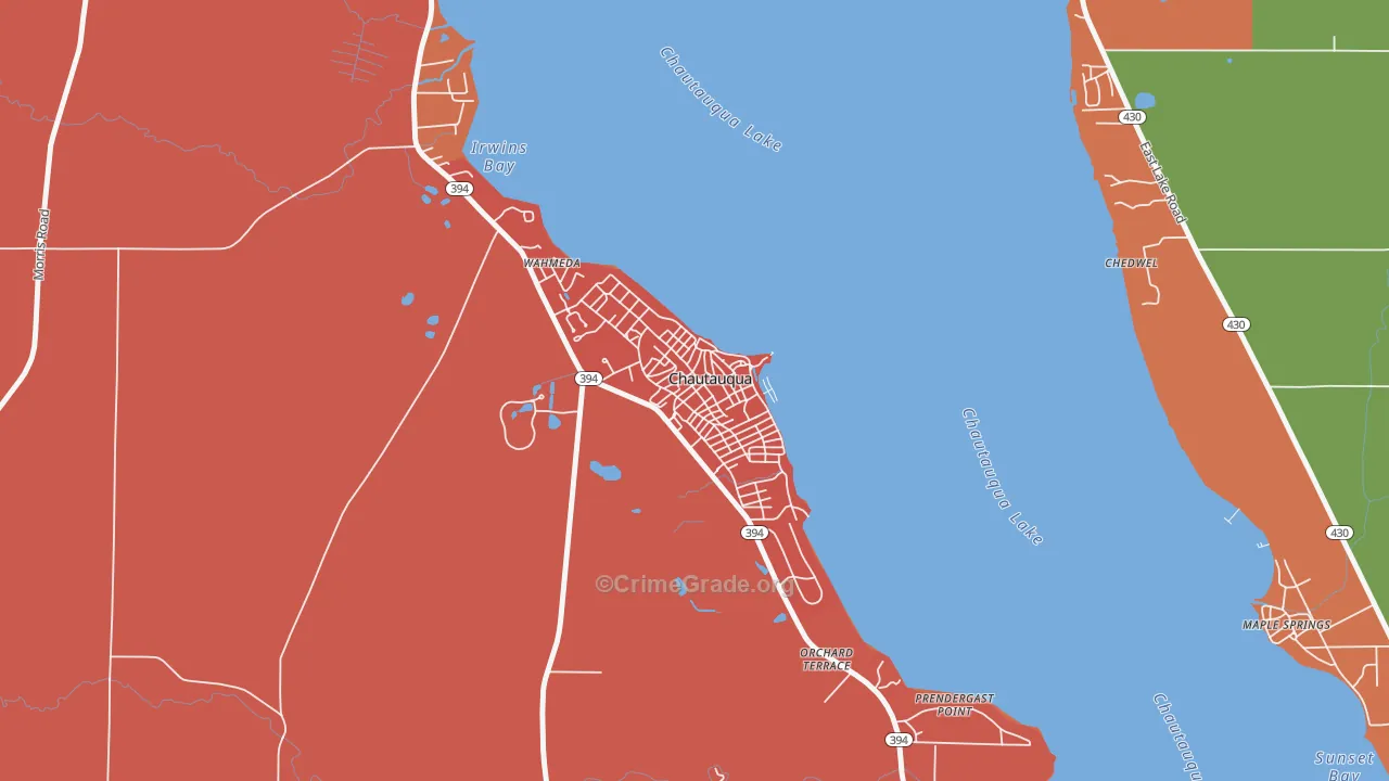 14722, NY Map of Theft Rates