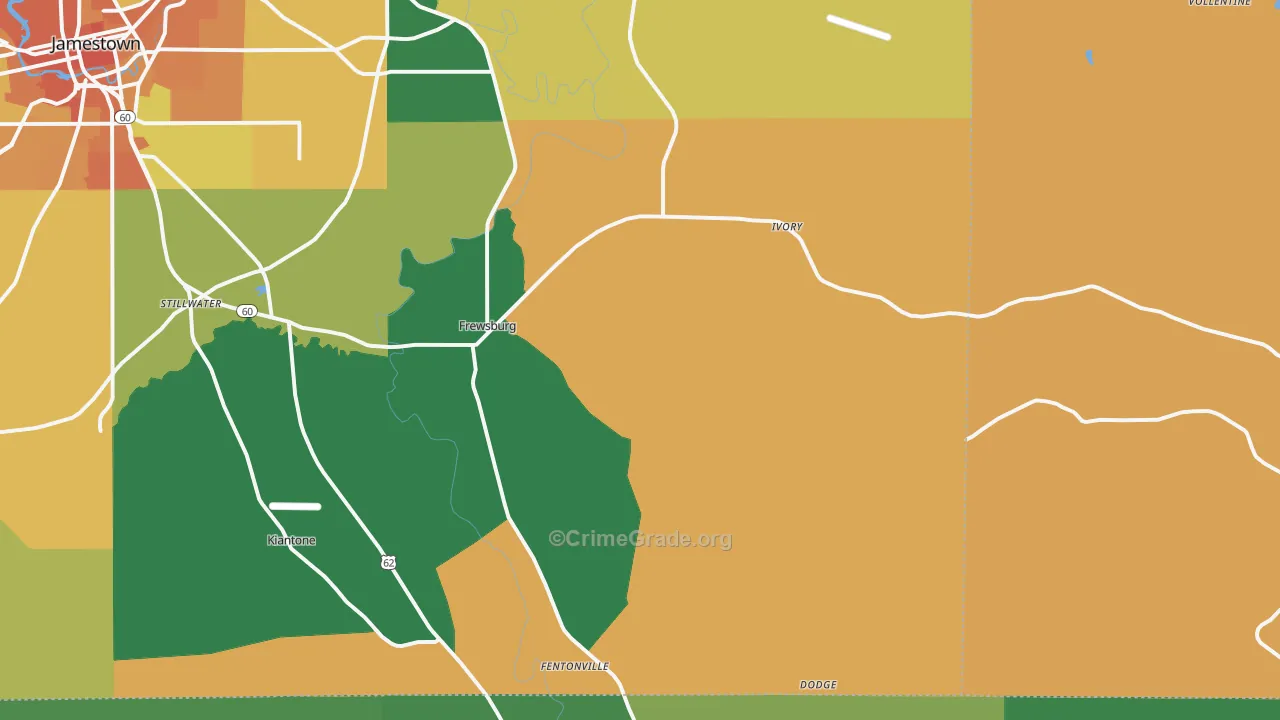 14738, NY Map of Theft Rates