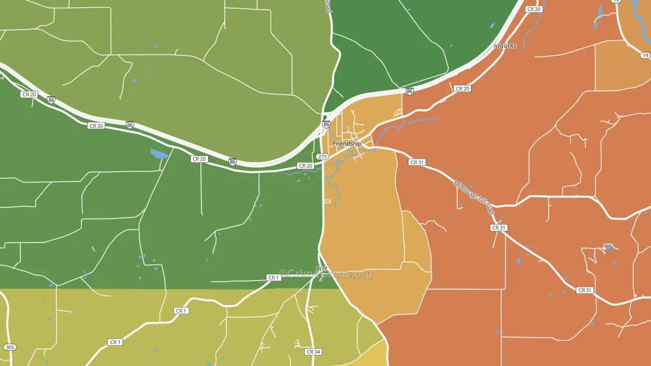 14739, NY Map of Theft Rates
