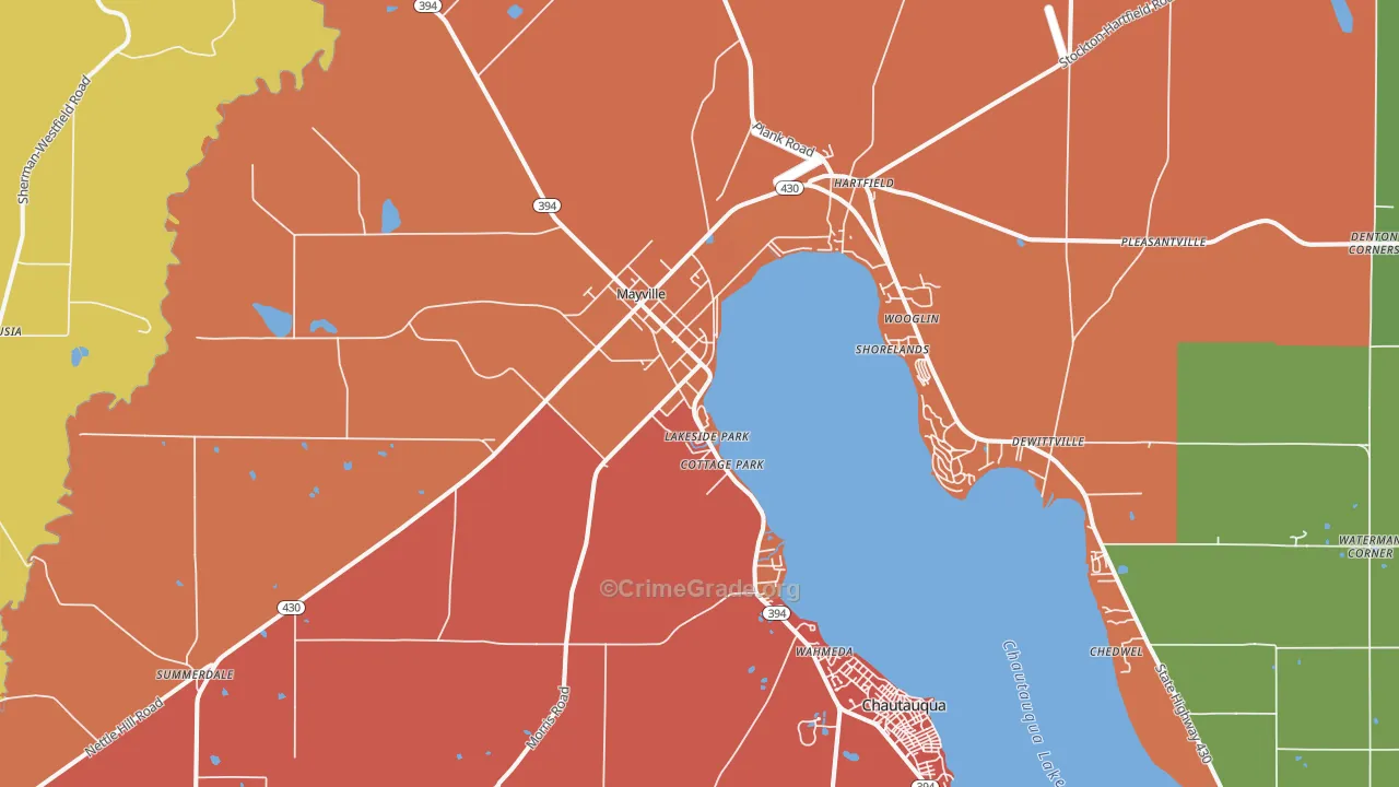 14757, NY Map of Theft Rates