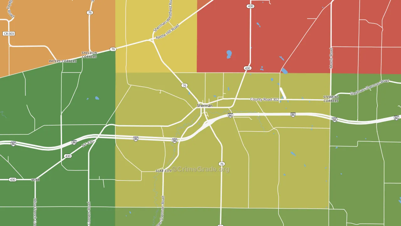 14781, NY Map of Theft Rates