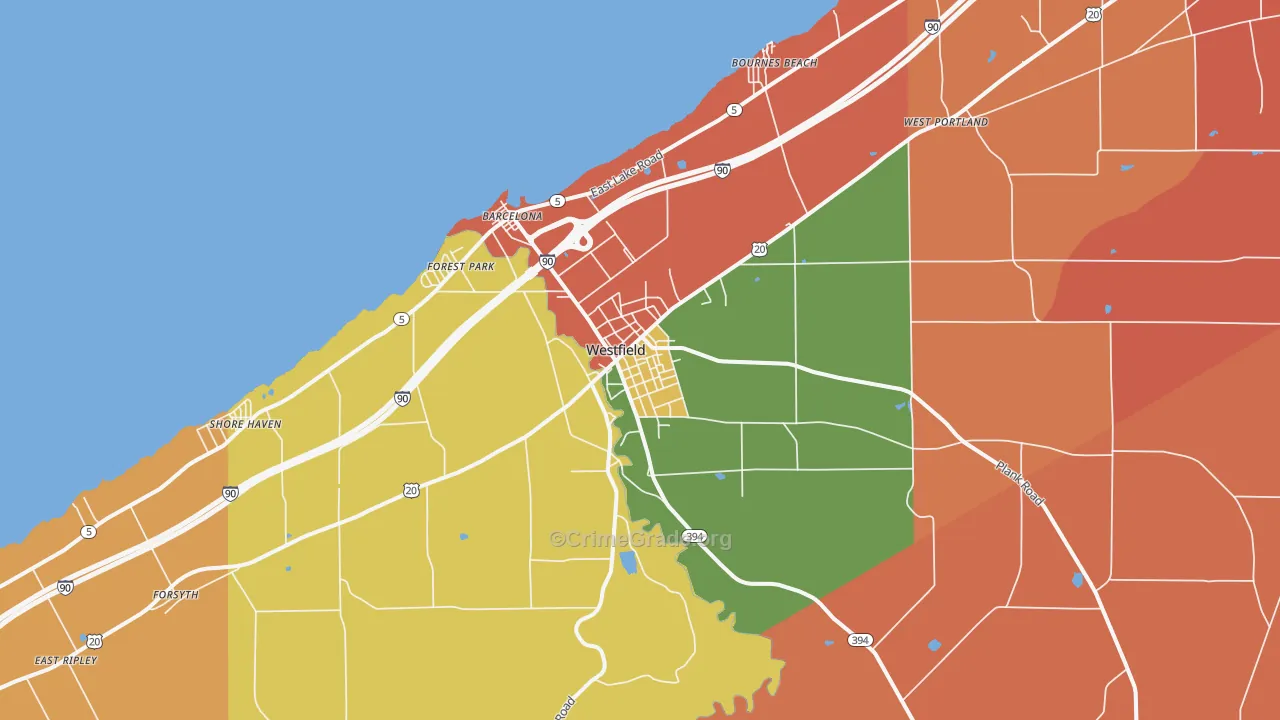 14787, NY Map of Theft Rates