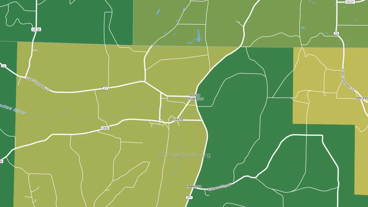 14808, NY Map of Theft Rates