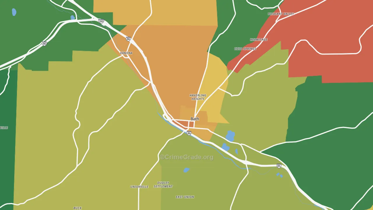 14810, NY Map of Theft Rates