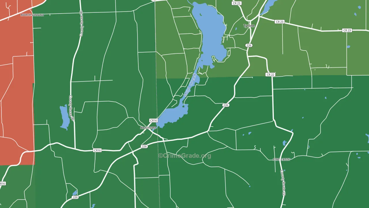 14815, NY Map of Theft Rates