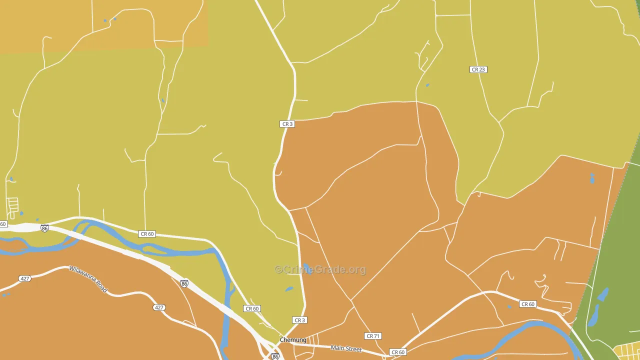 14825, NY Map of Theft Rates