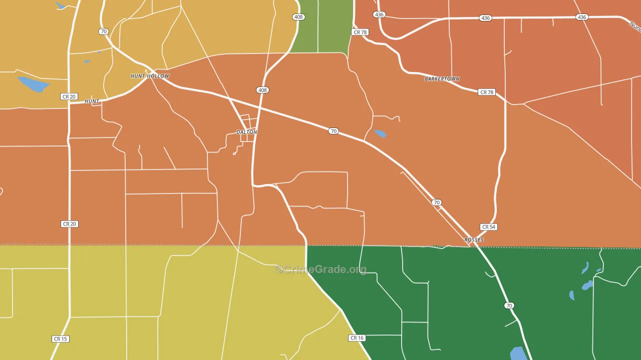 14836, NY Map of Theft Rates