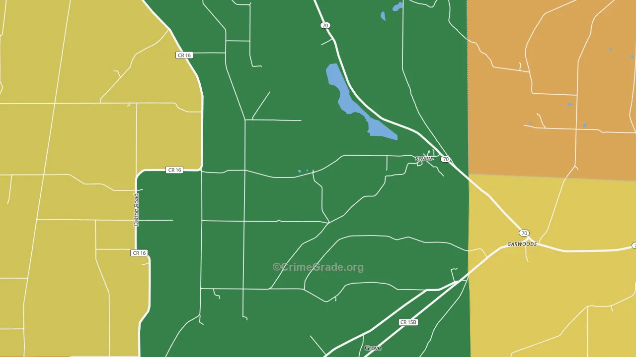 14884, NY Map of Theft Rates