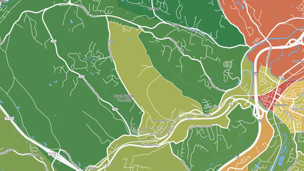 15064, PA Map of Theft Rates