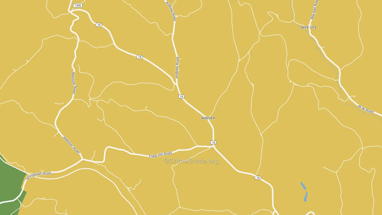 15353, PA Map of Theft Rates