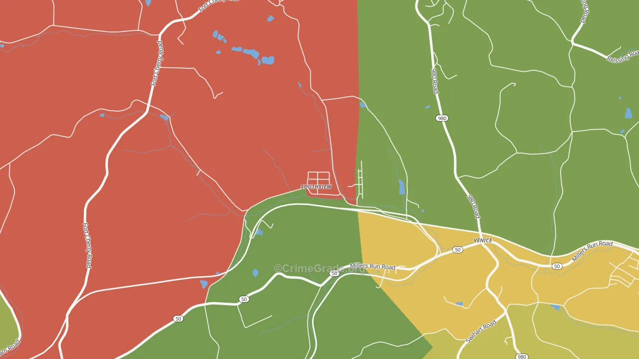 15361, PA Map of Theft Rates
