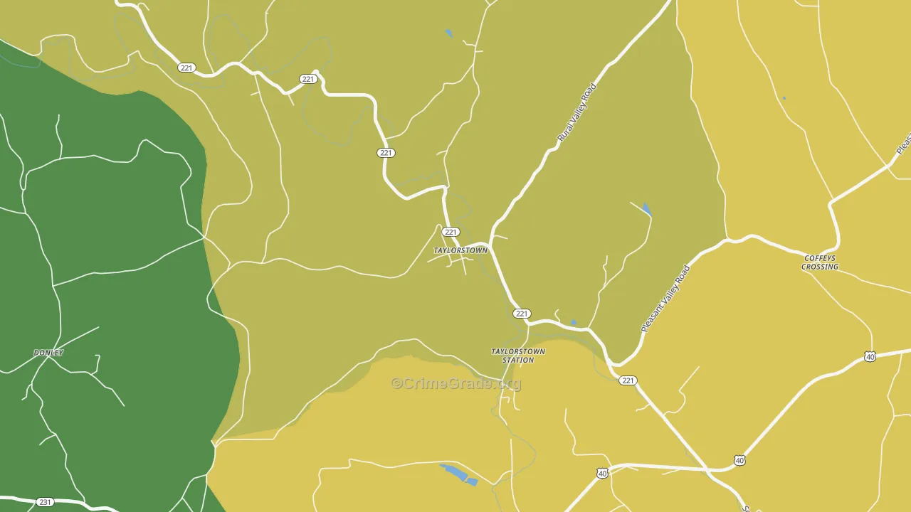 15365, PA Map of Theft Rates