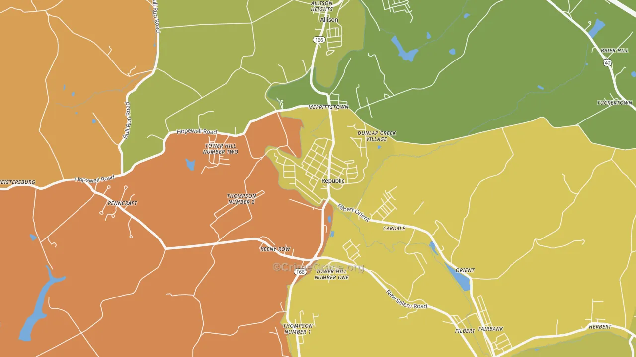15475, PA Map of Theft Rates