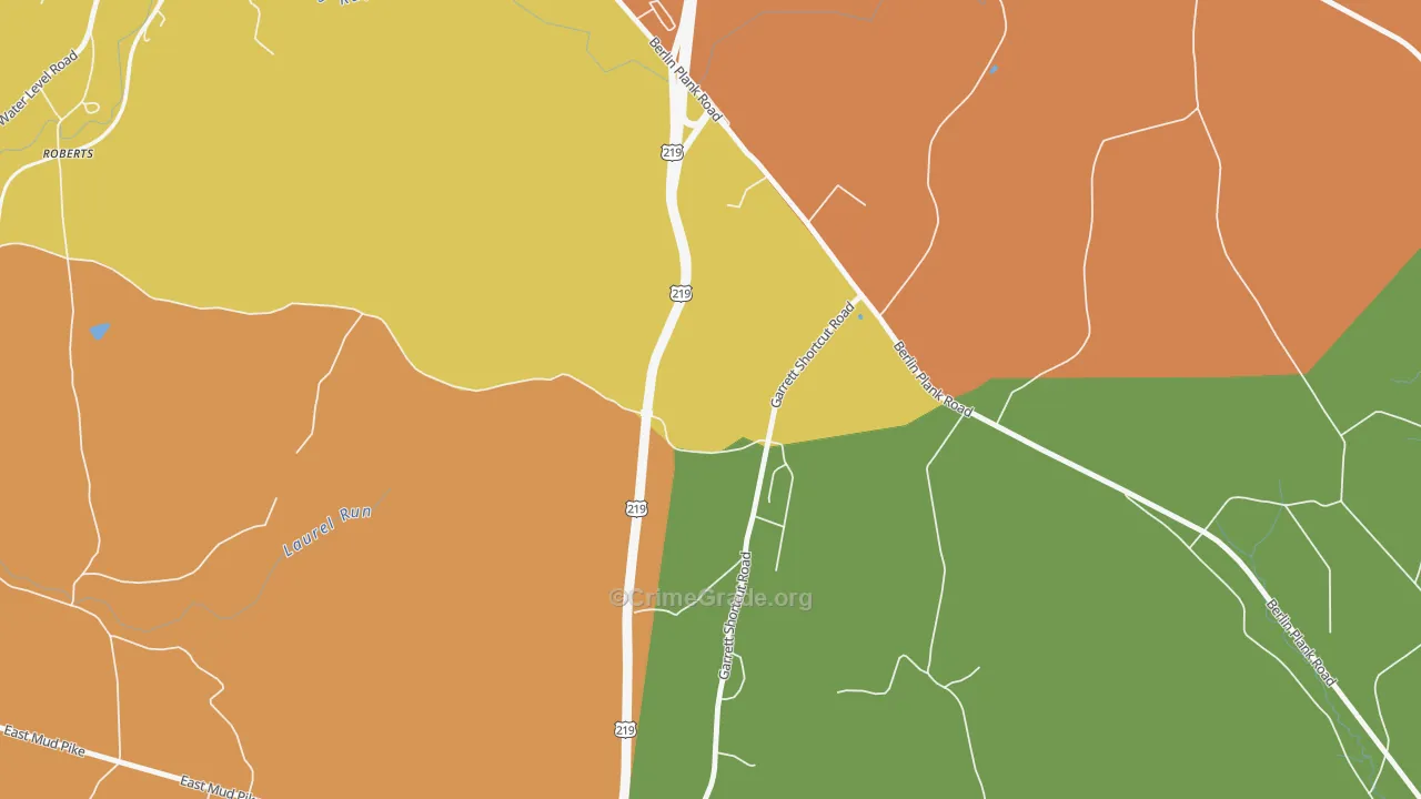 15510, PA Map of Theft Rates