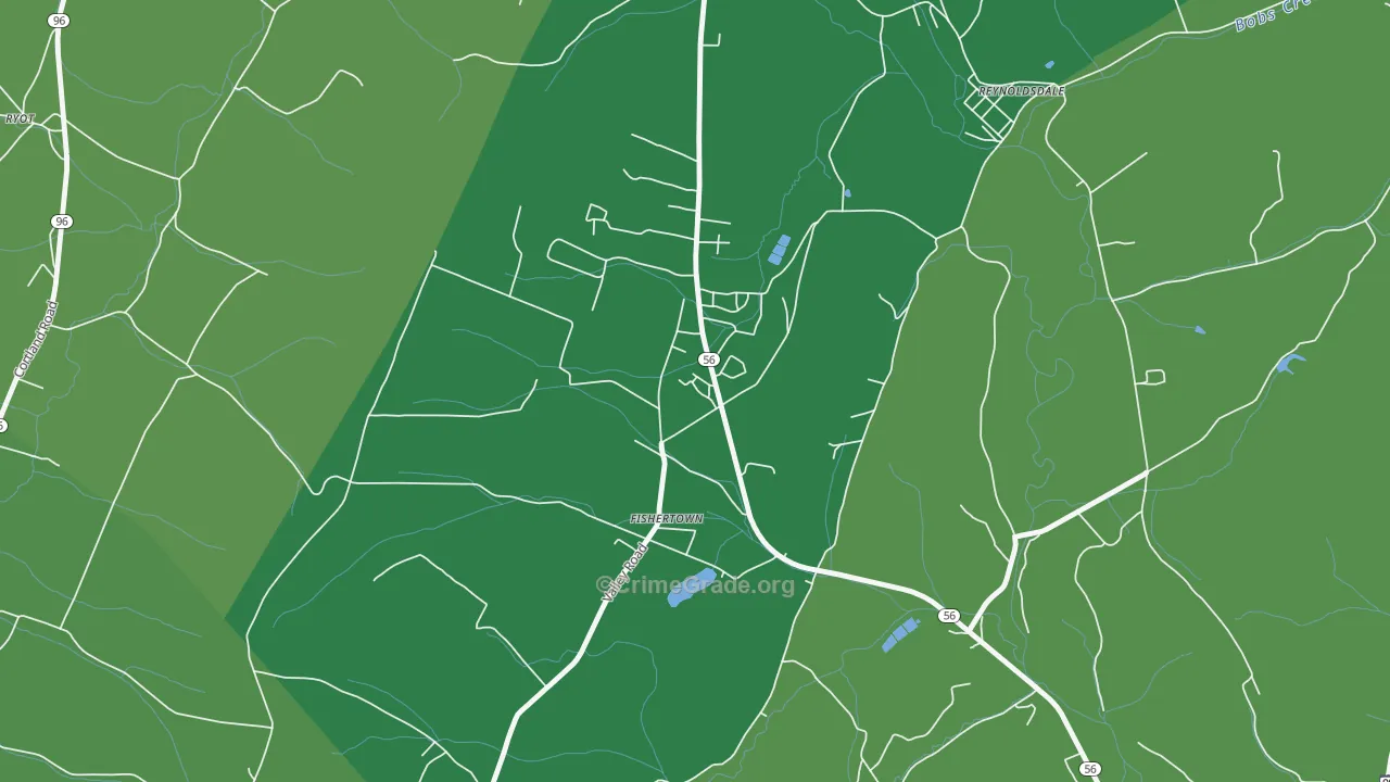 15539, PA Map of Theft Rates