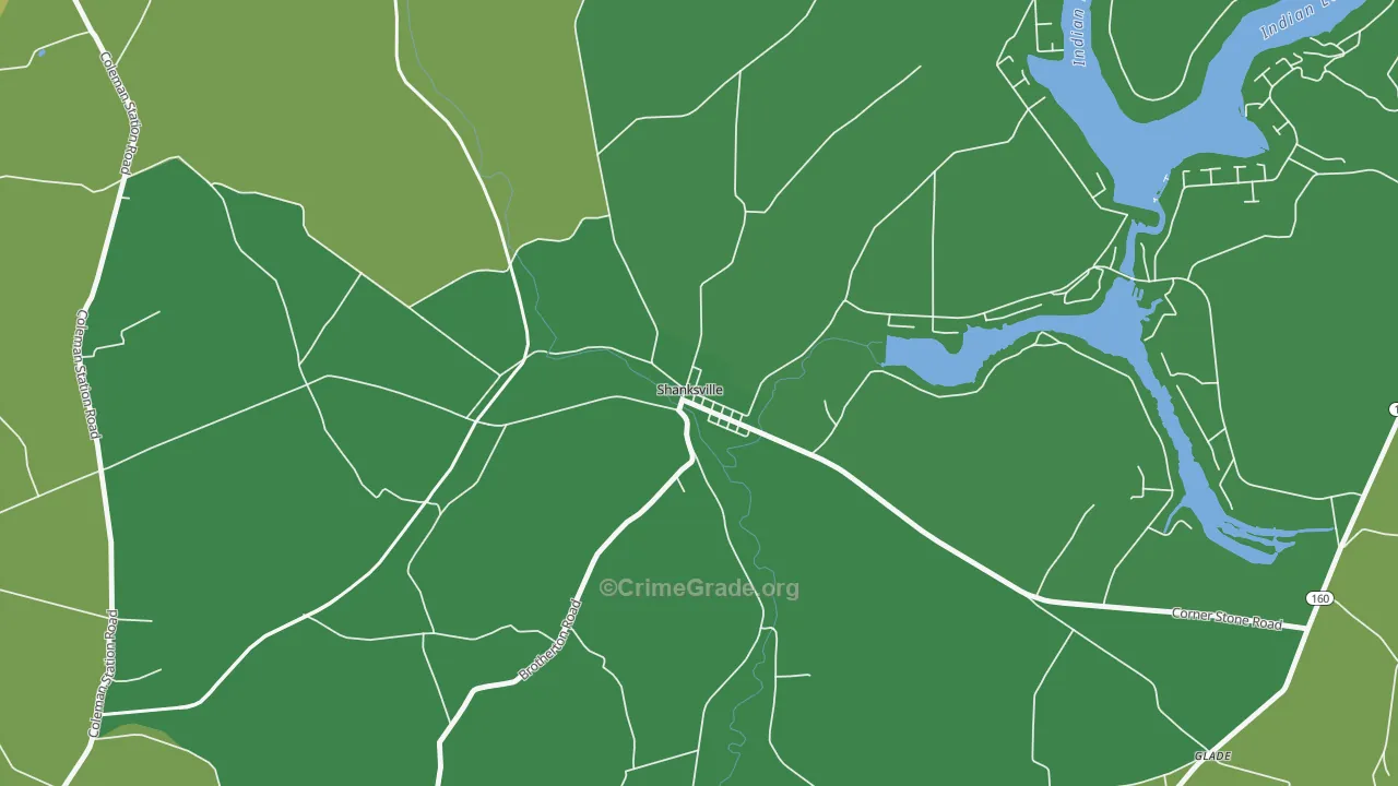 15560, PA Map of Theft Rates
