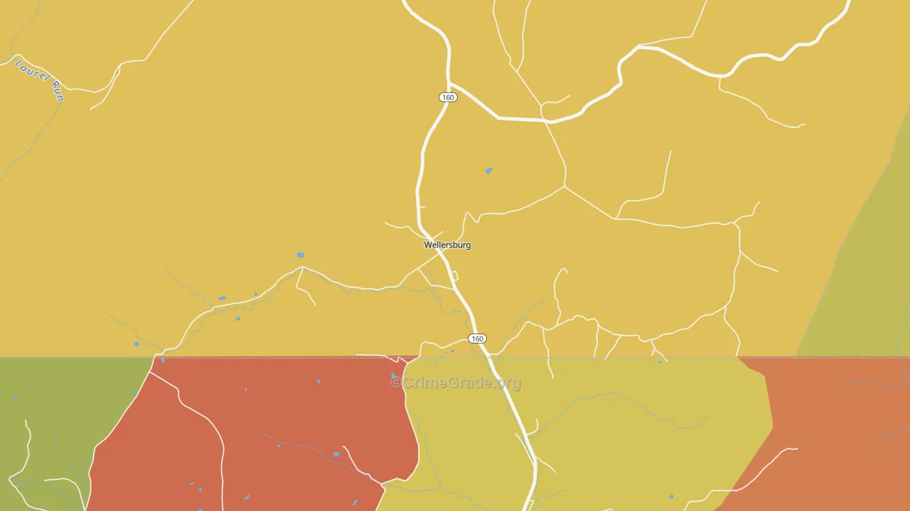 15564, PA Map of Theft Rates