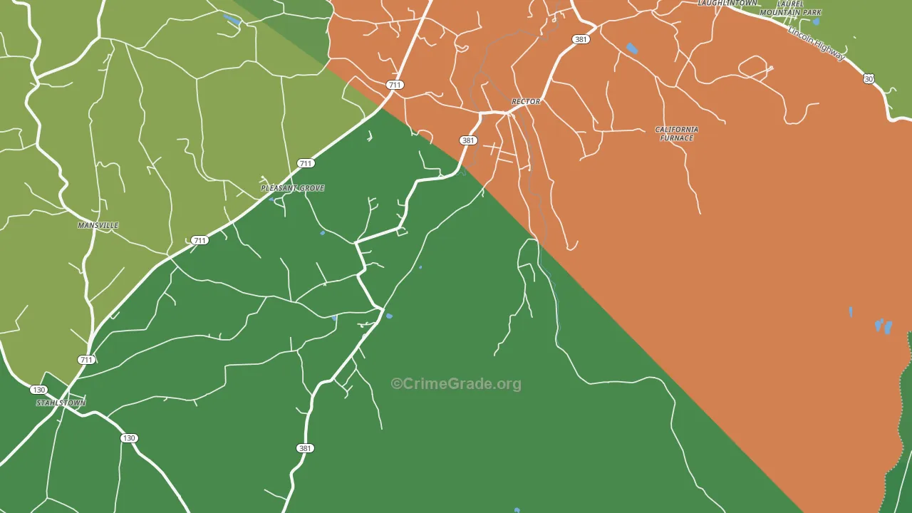 15677, PA Map of Theft Rates