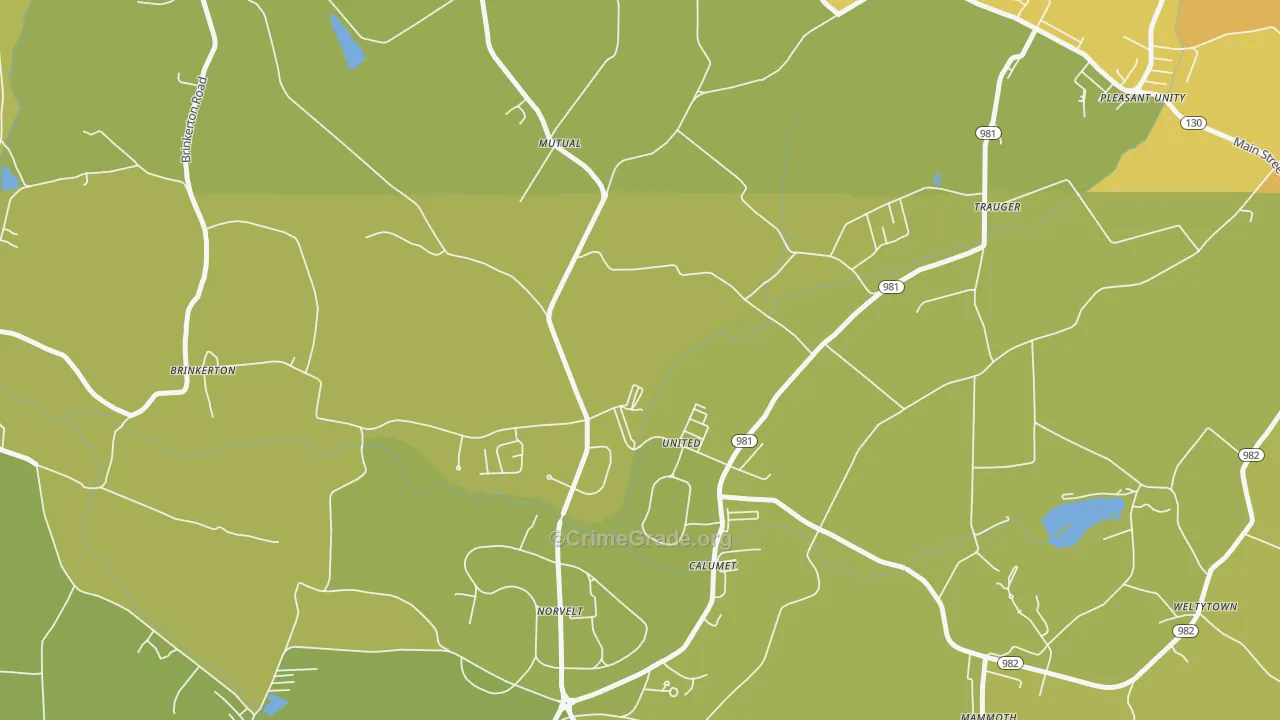 15689, PA Map of Theft Rates