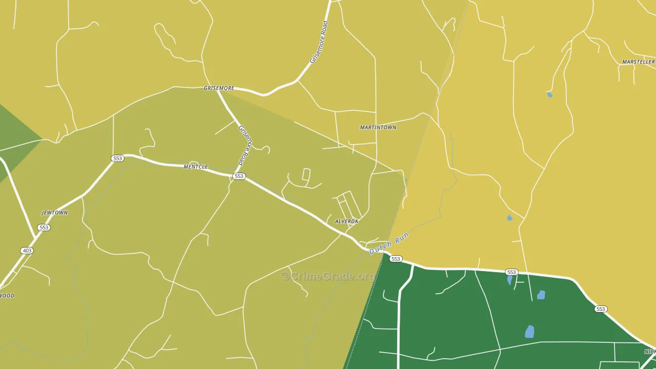 15710, PA Map of Theft Rates