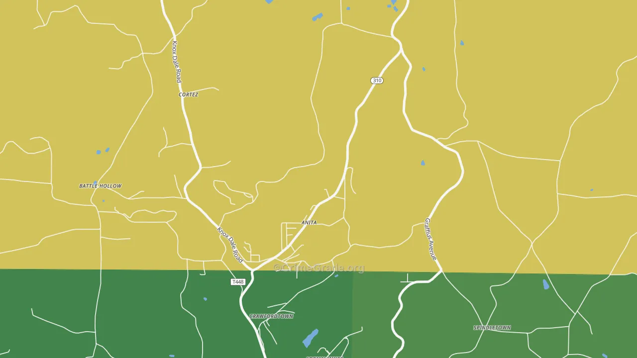 15711, PA Map of Theft Rates