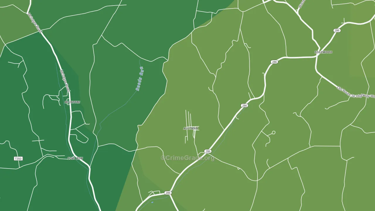 15713, PA Map of Theft Rates