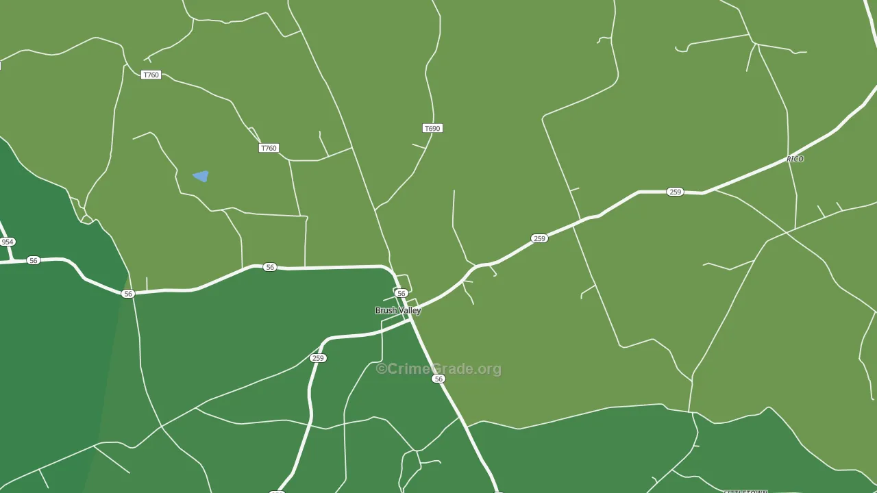 15720, PA Map of Theft Rates