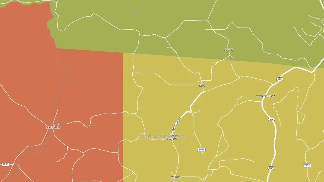 15741, PA Map of Theft Rates