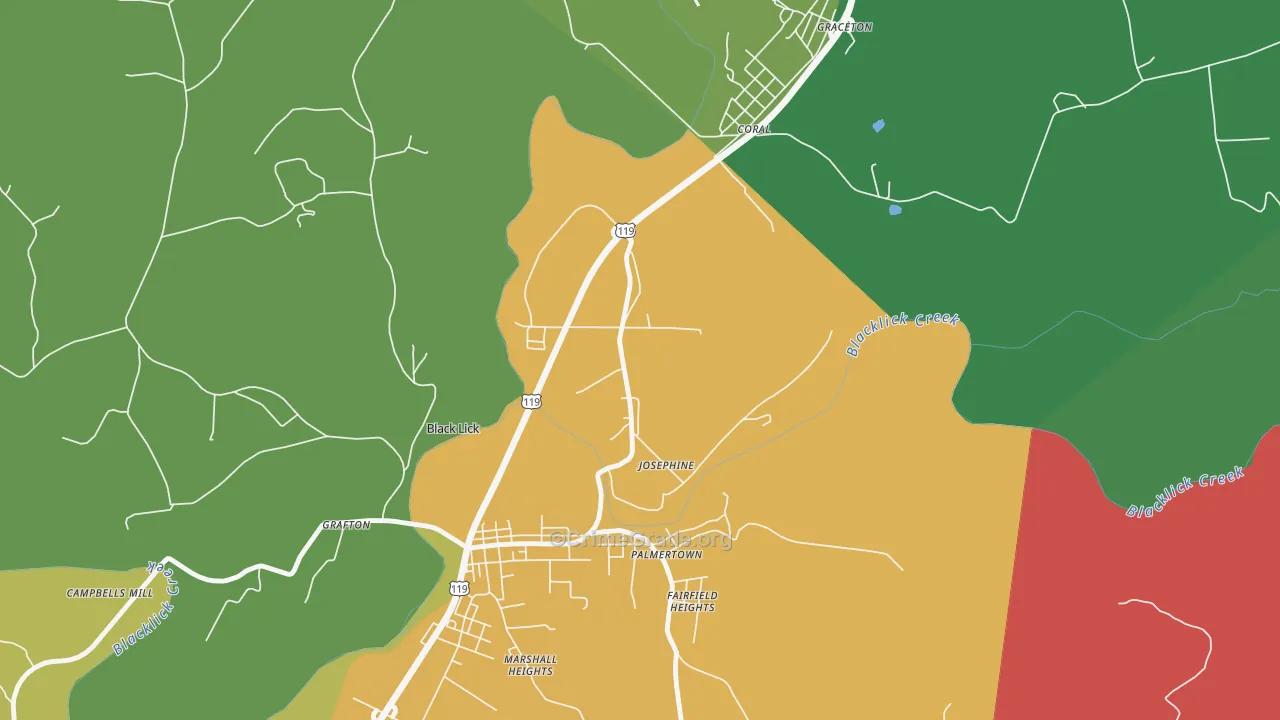 15750, PA Map of Theft Rates