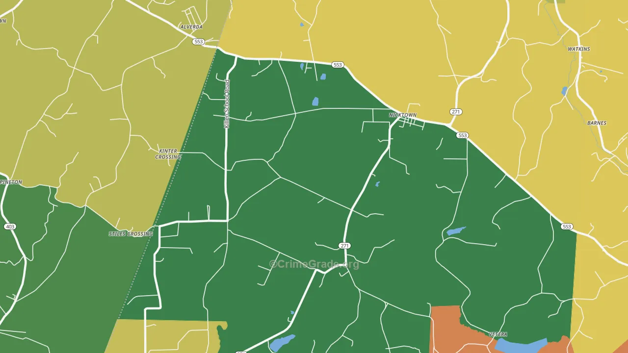15762, PA Map of Theft Rates