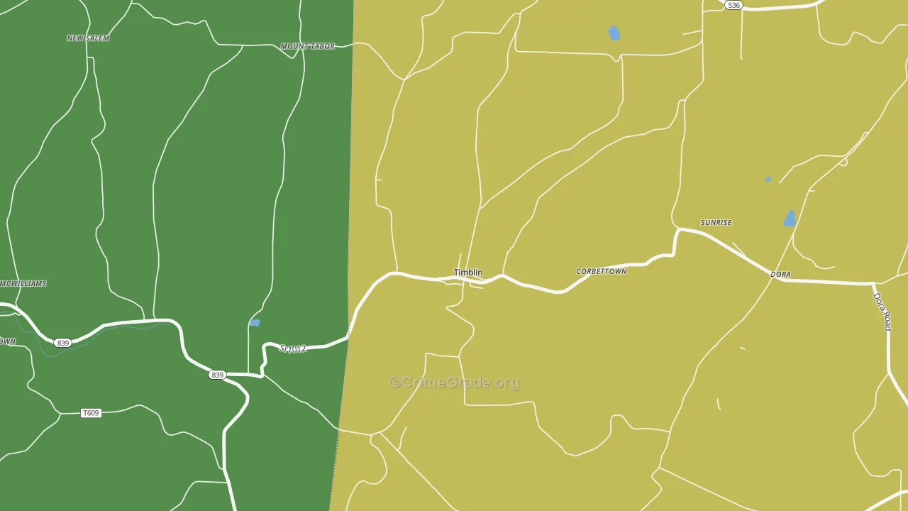 15778, PA Map of Theft Rates