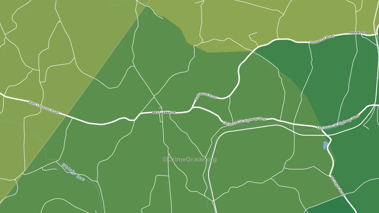 15783, PA Map of Theft Rates