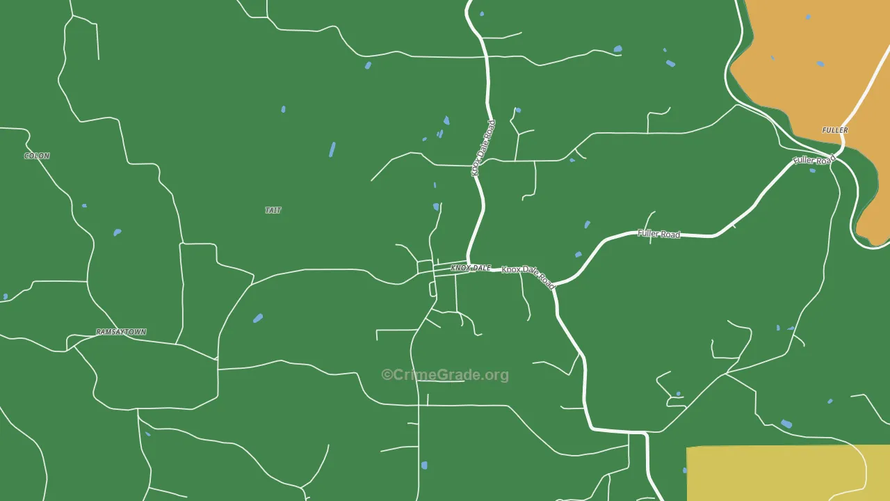 15847, PA Map of Theft Rates