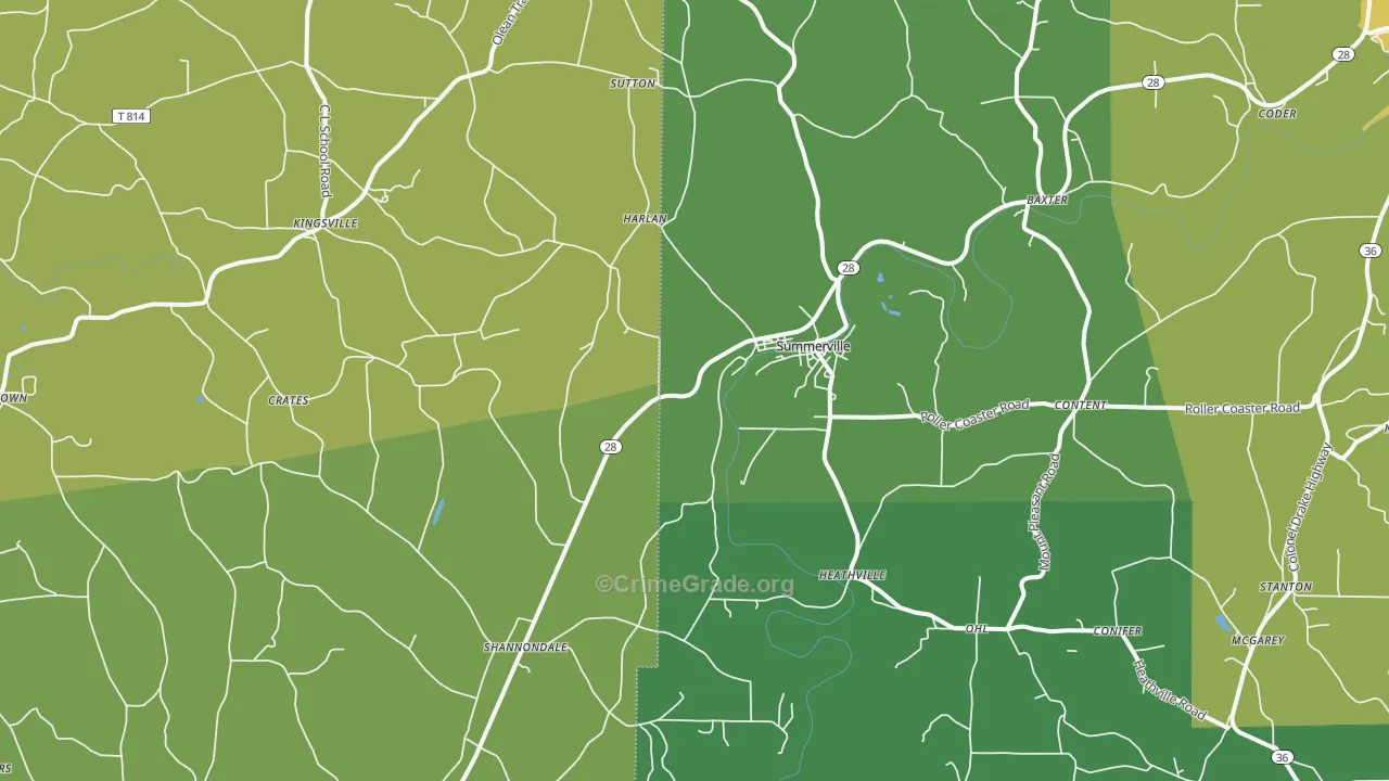 15864, PA Map of Theft Rates