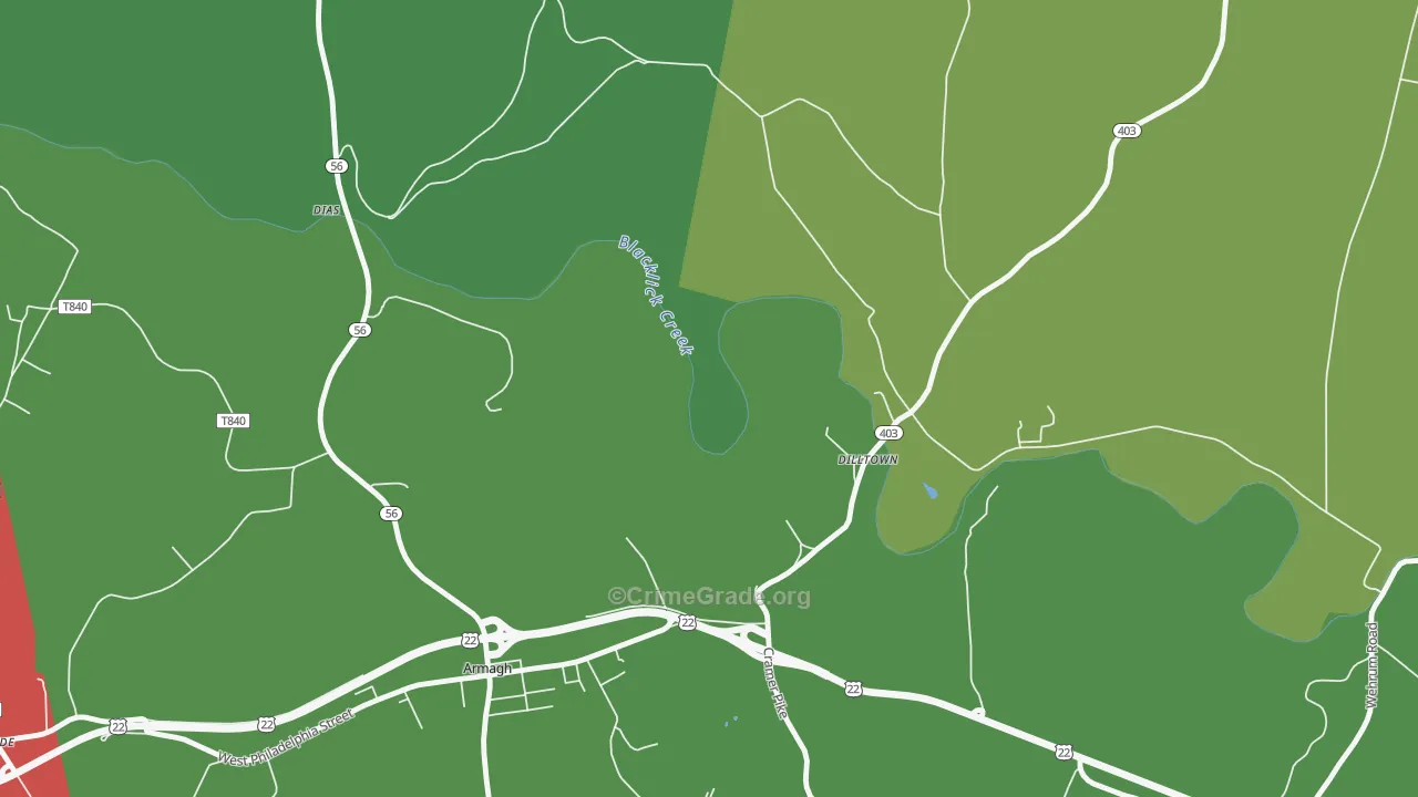15929, PA Map of Theft Rates