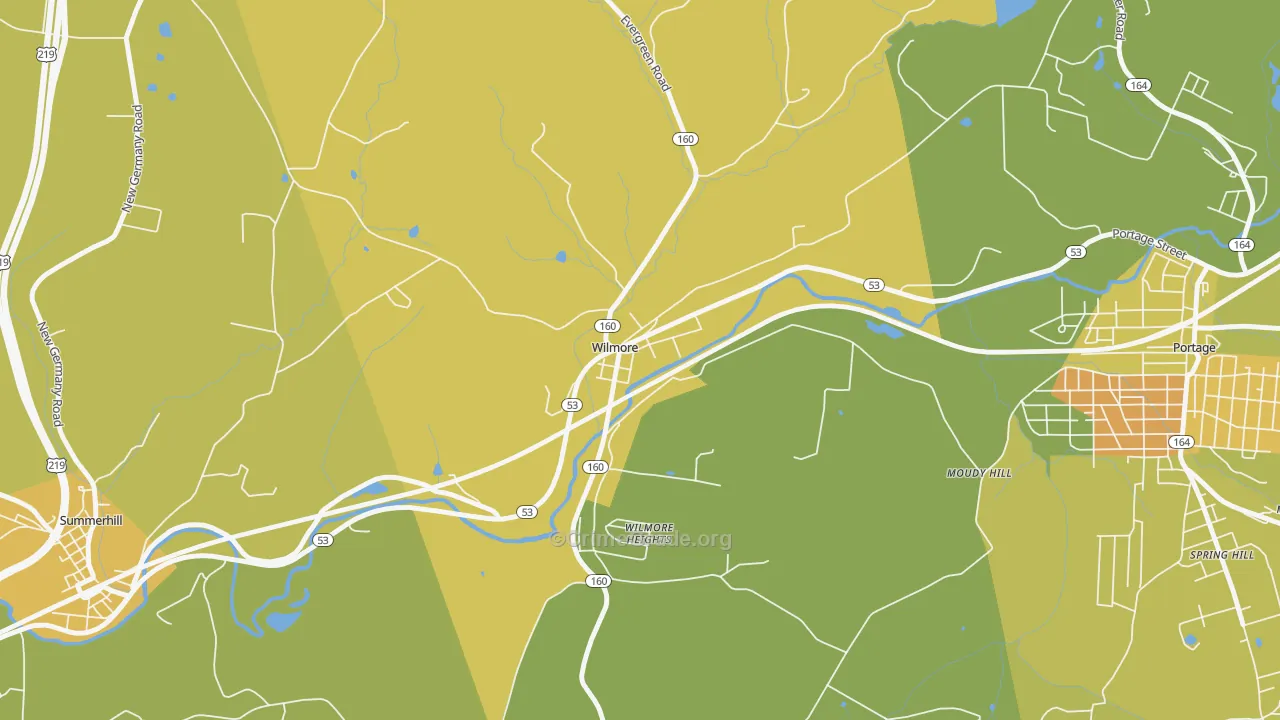 15962, PA Map of Theft Rates