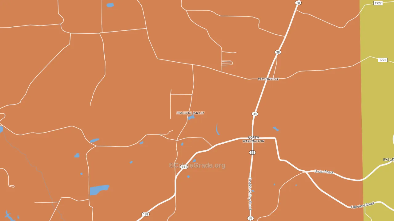 16048, PA Map of Theft Rates