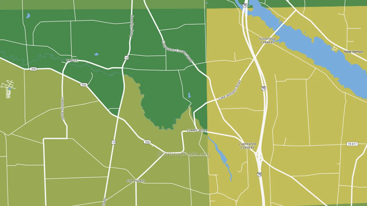 16114, PA Map of Theft Rates