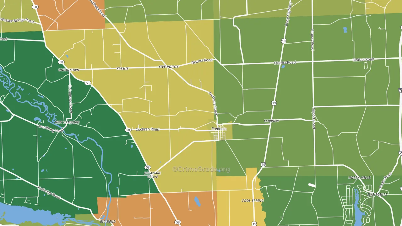 16124, PA Map of Theft Rates