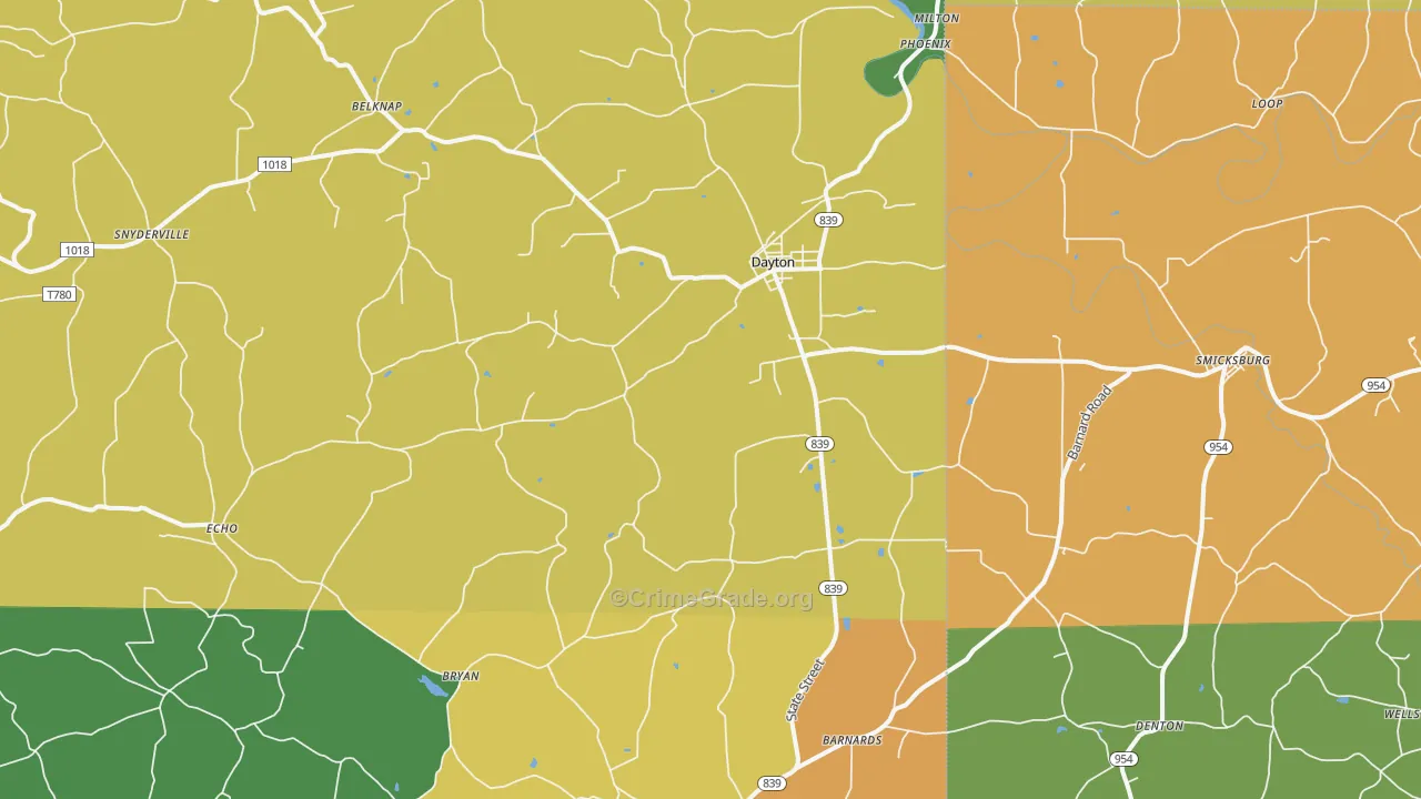 16222, PA Map of Theft Rates