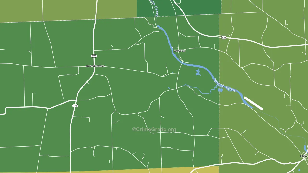 16311, PA Map of Theft Rates
