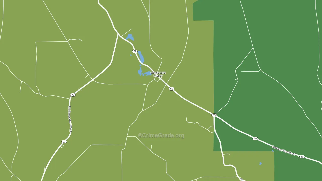 16312, PA Map of Theft Rates